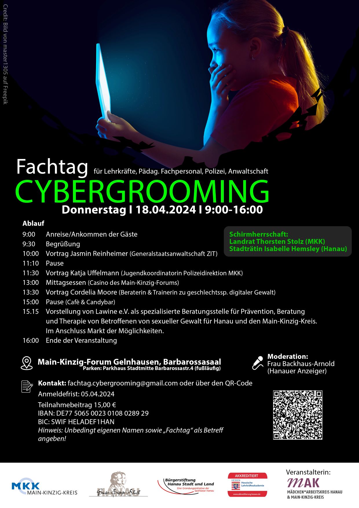 Plakat Fachtag Cybergrooming 2024 klein